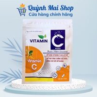 Viên uống Vitamin C PLUZZ giúp bổ sung Vitamin C cho cơ thể, hỗ trợ tăng cường sức khỏe, nâng cao sức đề kháng - Túi 30 viên