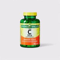 Viên Uống Vitamin C Spring Valley With Rose Hips 500mg #200 Viên