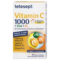 VIÊN UỐNG VITAMIN C TĂNG CƯỜNG SỨC ĐỀ KHÁNG TETESEPT