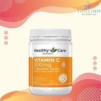 Viên uống vitamin c trắng da, tăng sức đề kháng dạng viên ngậm Healthy Care 500mg 500 viên
