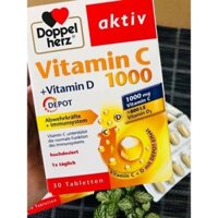 VIÊN UỐNG VITAMIN C+  VITAMIN D1000