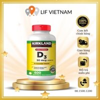 Viên Uống Vitamin D3 2000IU Kirkland 600 viên