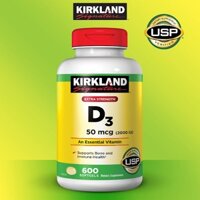 Viên Uống Vitamin D3 2000IU Kirkland 600 viên