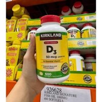 Viên uống Vitamin D3 Kirkland của Mỹ