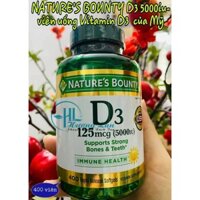 Viên Uống Vitamin D3 Nature's Bounty Mỹ 400 Viên