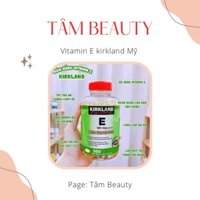Viên Uống Vitamin E 180mg 500 Viên Hỗ Trợ Làm Đẹp Da Và Chống Lão Hoá Kirkland Vitamin E 400 I.U