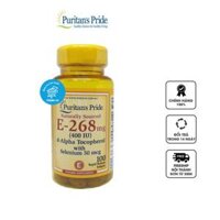 Viên uống Vitamin E 268mg with Selenium Puritan's Pride