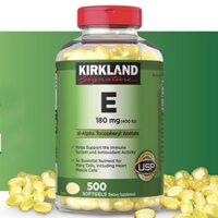 Viên uống Vitamin E 400 IU 500 Viên Kirkland Của Mỹ, Date 2027 Vitamin E -Mall