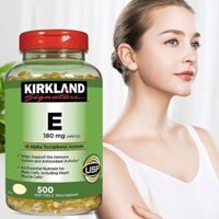 Viên uống Vitamin E 400 IU 500 Viên Kirkland Của Mỹ, Date 2027 Vitamin E