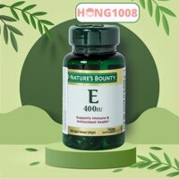 Viên uống Vitamin E 400 IU Nature Bounty 30 viên - Duy trì vẻ đẹp và tươi sáng của da