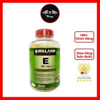 Viên Uống Vitamin E 500 Viên Hỗ Trợ Làm Đẹp Da Và Chống Lão Hoá Kirkland Vitamin E 400 I.U