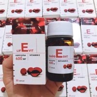 Viên uống vitamin E đỏ Nga 400IU Sanofi hộp 30 viên