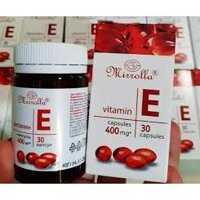 Viên uống vitamin E đỏ Nga 400IU Sanofi hộp 30 viên