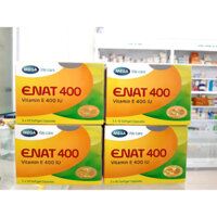 Viên uống Vitamin E ENAT 400IU Chống Lão Hóa, Rạn Da, Nám Sạm Da