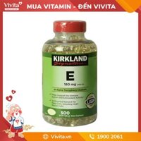 Viên Uống Vitamin E Kirkland 400 IU (Hộp 500 Viên)