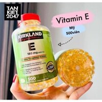 Viên uống vitamin E Kirkland 400IU (hộp 500 viên) ( Nowship HCM )