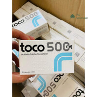 Viên uống vitamin E Toco 500mg, hộp 30 viên, hàng nội địa Pháp