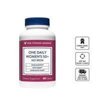 Viên uống vitamin The Vitamin Shoppe One Daily Women’s 50+ No Iron