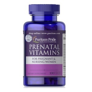 Viên uống Vitamin tổng hợp cho phụ nữ mang thai Puritan's Pride Prenatal Vitamins 100 viên