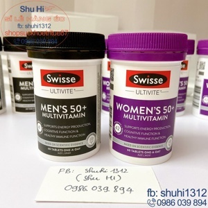 Viên uống vitamin tổng hợp cho nữ Swisse Women's Ultivite Multivitamin 60 viên