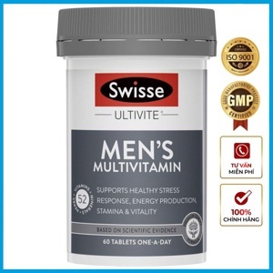 Viên uống vitamin tổng hợp cho nam giới Swisse Men's Ultivite Multivitamin 60 viên