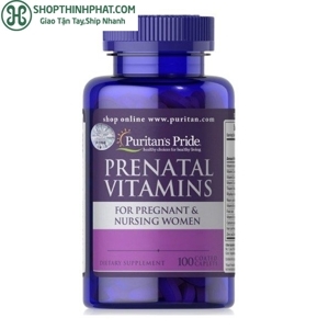 Viên uống Vitamin tổng hợp cho phụ nữ mang thai Puritan's Pride Prenatal Vitamins 100 viên