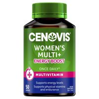 Viên Uống Vitamin Tổng Hợp Cho Nữ - Cenovis Women's Multivitamin + Energy Boost 50 Capsules