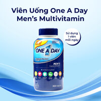 Viên uống Vitamin Tổng Hợp Cho Nam dưới 50 tuổi One A Day Men's Multivitamin Health Formula 300 viên của Mỹ