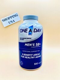 Viên uống Vitamin Tổng Hợp One A Day Men’s 50+ 220 viên của Mỹ