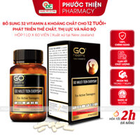 Viên uống vitamin tổng hợp trẻ em và người lớn Go Multivitamin Teen Everyday bổ não, tăng trí nhớ