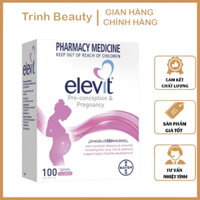 Viên Uống Vitamin Tổng Hợp Úc Hỗ Trợ Mẹ Chuẩn Bị Và Đang Mang Thai BAYER ELEVIT Pre-conception & Pregnancy 100 Viên