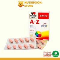 Viên uống vitamin tổng hợp Doppelherz Aktiv A-Z Depot hộp 40 viên, hàng Đức chính hãng