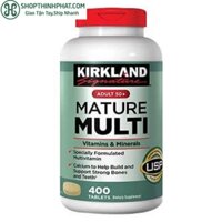 Viên Uống Vitamin Tổng Hợp Kirkland Mature Multi 400 Viên cho người trên 50 tuổi