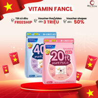 Viên uống vitamin tổng hợp Fancl cho nam/nữ (30 gói) nội địa Nhật