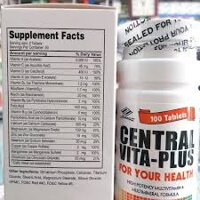 Viên uống vitamin và khoáng chất Central Vita – Plus lọ 100 viên