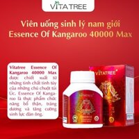Viên uống Vitatree Essence Of Kangaroo 40000 Max100 viên Úc hỗ trợ tăng cường sức khoẻ cho nam giới