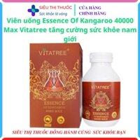 Viên Uống VITATREE ESSENCE OF KANGAROO 40000 Tăng Cường Sinh Lý Nam 100 Viên - TP126