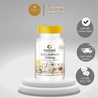 Viên Uống Warnke L-Glutathion 500mg Trắng Da, Sáng Da, Giảm Thâm Nám, Tăng Cường Sức Khoẻ, Sản Sinh Collagen, Chống Oxy Hoá, Tăng Cường Hệ Miễn Dịch, Thải Độc Gan Đức 100 Viên