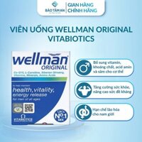 Viên uống Wellman Original Vitabiotics bổ sung vitamin, khoáng chất tăng cường sức khỏe nam giới - Hộp 30 viên