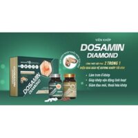 Viên uống xương khớp DOSAMIN DIAMOND- D GLUCOSAMINE SULFATE 2KLC 1000mg- CHONDROITIN SULFATE NATRI