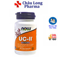 Viên Uống Xương Khớp, Sụn Khớp Collagen Type II của NOW UCII  60 Viên
