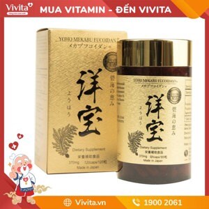 Viên uống Yoho Mekabu Fucoidan - hỗ trợ phòng chống ung thư hộp 120 viên