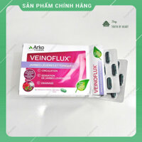 Viên và gel bôi suy giãn tĩnh mạch chân Veinoflux Arkopharma giảm đau mỏi, tê, phù chân