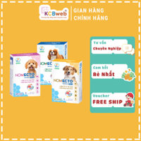 VIÊN VE CAO CẤP rận, bọ nhảy, bọ chét NOMECTO bảo vệ chó trên 45 ngày