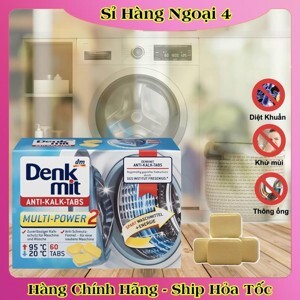 Viên vệ sinh máy giặt Denkmit Anti Kalk Tabs