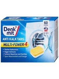 Viên Vệ Sinh Máy Giặt Denkmit Anti Kalk Tabs, 60 Viên