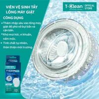 Viên Vệ Sinh Máy Giặt T-Clean Eco Hộp 4 Viên