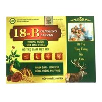 Viên vitamin 18B Ginseng Linzhi nhung hươu sữa ong chúa Vinaphar