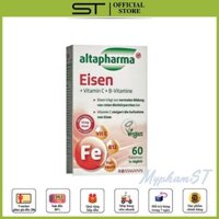 Viên Vitamin C Eisen Altapharma  giúp hỗ trợ bổ sung Sắt  tăng hồng cầu, hỗ trợ tuần hoàn máu Hộp 60Viên