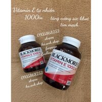 Viên vitamin E Blackmores 250iu-500iu-1000iu